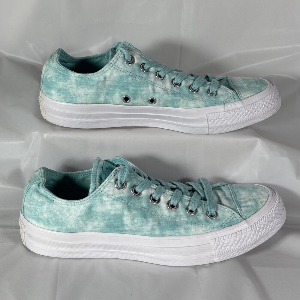 Converse Chuck Taylor All Star Ox 'Bleached Aqua' Sneakers (M 5, W 7) Shoes